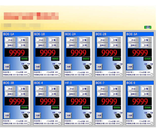 BOE-使用i Fix圖控,利用AB PLC及LED顯示進行機台監測